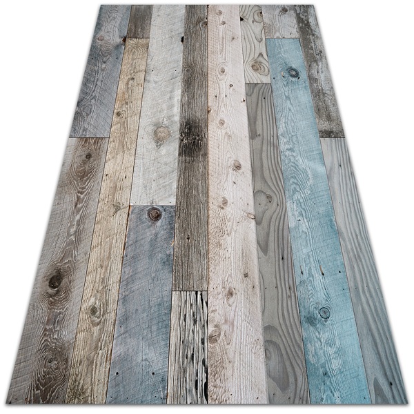 Outdoor terrace carpet old boards